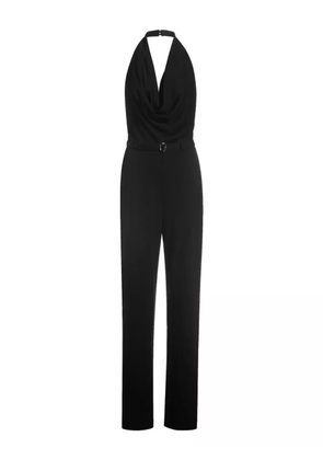 HUGO draped-detail jumpsuit - Black