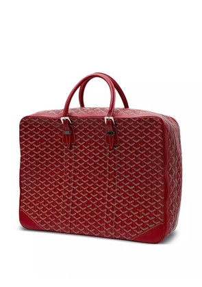 Goyard Pre-Owned Goyardine zipped suitcase - Red