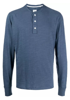rag & bone cotton Henley T-shirt - Blue