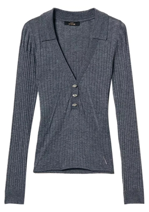 TWINSET ribbed-knit jumper - Grey