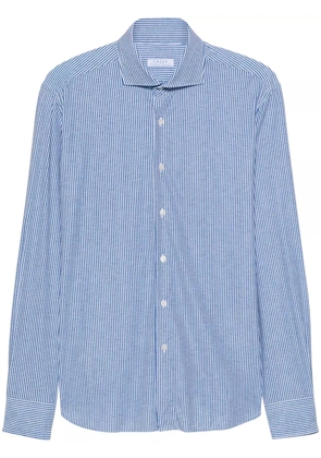 Orian striped stretch shirt - Blue