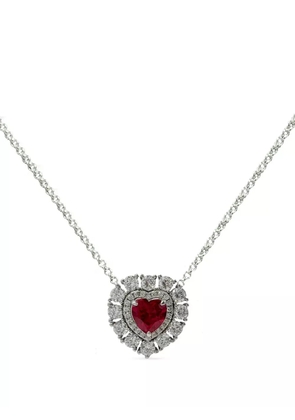 Juwelina Paris Ember Ruby necklace - Silver