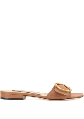 Sergio Rossi leather sandals - Brown