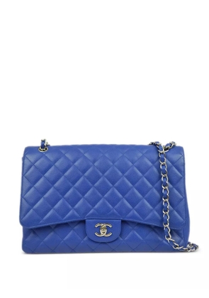 CHANEL Pre-Owned 2009 Jumbo Classic Flap shoulder bag - Blue