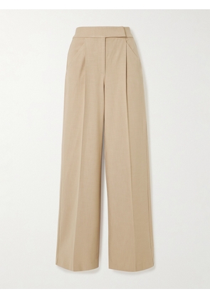 Veronica Beard - Marbeau Pleated Woven Wide-leg Pants - Neutrals - US0,US2,US4,US6,US8,US10,US12,US14