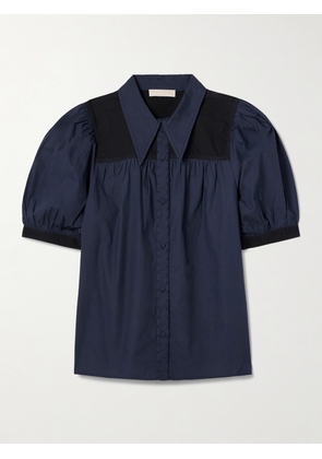 Ulla Johnson - Freja Washed Cotton-poplin Shirt - Blue - US0,US2,US4,US6,US8,US10,US12,US14,US16