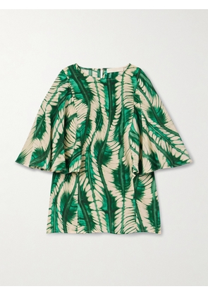Ulla Johnson - Ada Printed Silk Top - Green - US0,US2,US4,US6,US8,US10,US12,US14,US16