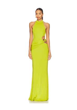 NBD The Evanna Gown in Green. Size L. Also in M, S, XL, XS, XXS.
