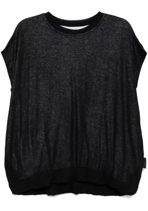 izzue crew-neck T-shirt - Black