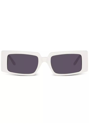 Magda Butrym x Magda Butrym rectangle-frame sunglasses - White