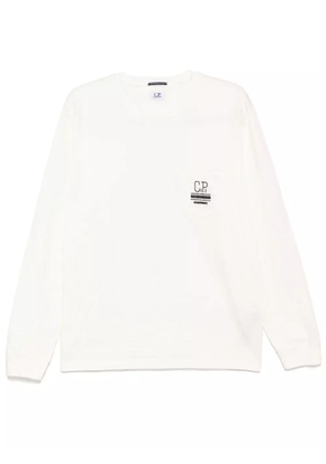 C.P. Company logo-embroidered T-shirt - White