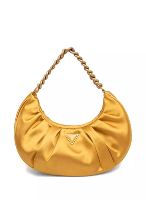 GUESS USA logo-plaque shoulder bag - Yellow