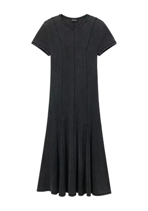 tout a coup fine-ribbed dress - Grey