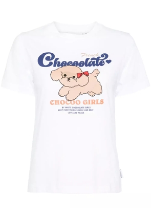 CHOCOOLATE graphic-print T-shirt - White