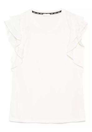 LIU JO logo-appliqué T-shirt - White
