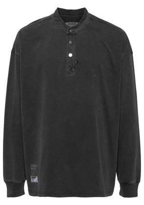 Musium Div. Henley long sleeve tee - Grey