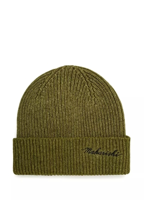 Maharishi embroidered beanie - Green