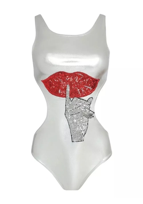 Brigitte Shiu Carnaval swimsuit - Silver