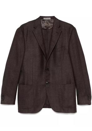 Corneliani single-breasted blazer - Brown