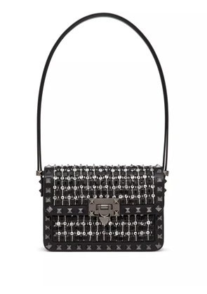 Valentino Garavani small Rockstud23 embroidered shoulder bag - Black