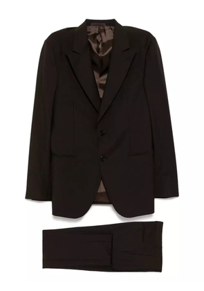 Caruso single-breasted suit - Brown