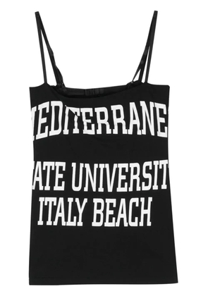 Dolce & Gabbana Pre-Owned 2000s slogan-print tank top - Black