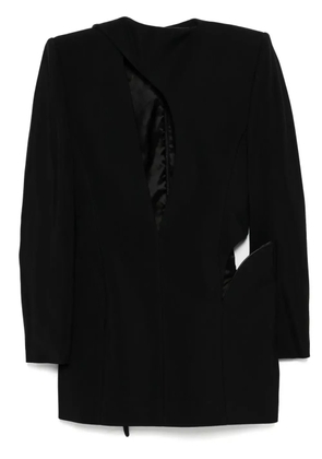 Mugler cut-out tailored dress - Black
