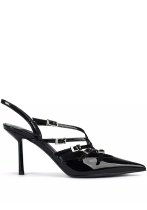 Le Silla 80mm Scarlet slingback pumps - Black