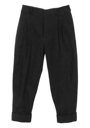 Hermès Pre-Owned 2000s cotton trousers - Black