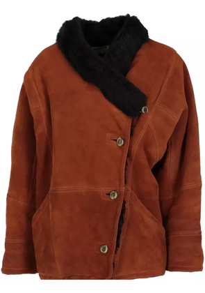 A.N.G.E.L.O. Vintage Cult 1980s suede coat - Brown