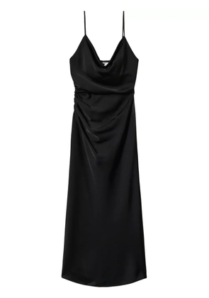 TWINSET satin-weave midi dress - Black