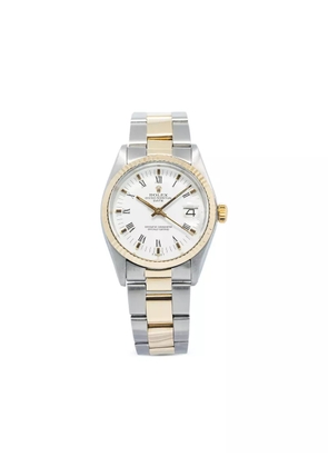 Rolex pre-owned Date 34mm - White
