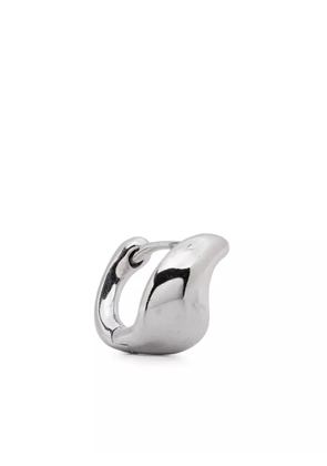 Maria Black Sagene Trail huggie earring - Silver