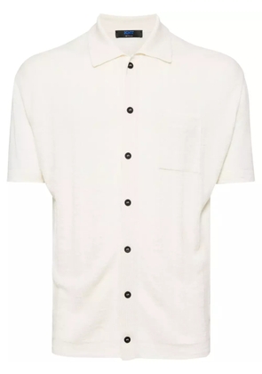 Kiton short-sleeve knitted cardigan - Neutrals