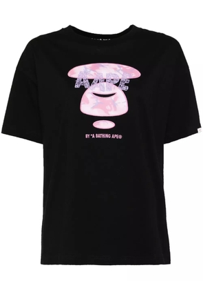 AAPE BY *A BATHING APE® embroidered logo T-shirt - Black