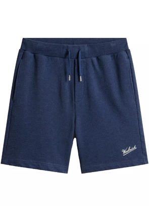 Woolrich logo-print shorts - Blue