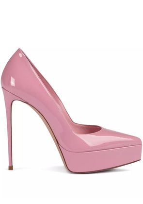 Le Silla Uma 130mm leather pumps - Pink