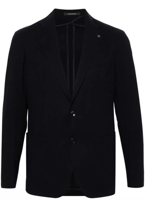 Tagliatore notched-lapels single-breasted blazer - Blue