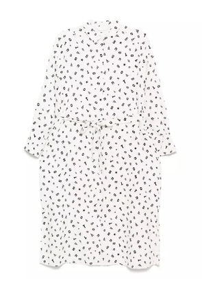 To b. by agnès b. graphic-print dress - White