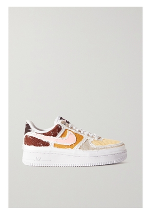Nike - Nike Air Force 1 Tear-away Mesh Sneakers - Brown - US5,US5.5,US6,US6.5,US7,US7.5,US8,US8.5,US9,US9.5,US10,US10.5,US11