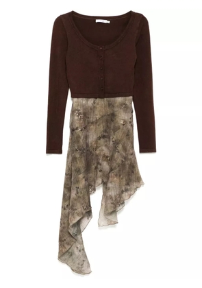 b+ab two-piece dress - Brown