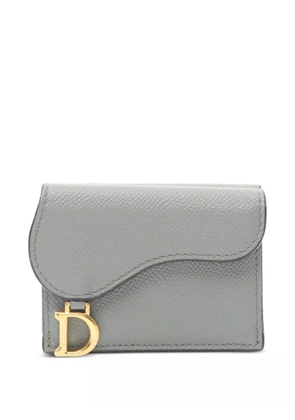 Christian Dior Pre-Owned 2010s Saddle trifold wallet - Grey