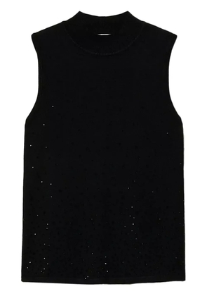 TWINSET crystal-embellished knitted top - Black