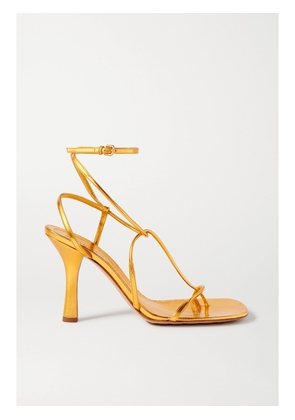 Bottega Veneta - Metallic Leather Sandals - Gold - IT34,IT34.5,IT35,IT35.5,IT36,IT36.5,IT37,IT37.5,IT38,IT38.5,IT39,IT39.5,IT40,IT40.5,IT41