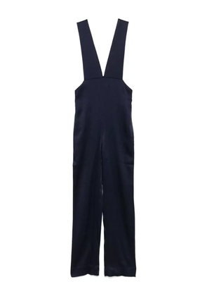 Jil Sander Pre-Owned 2010s satined dungaree - Blue