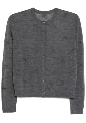 JNBY bow-embellished top - Grey