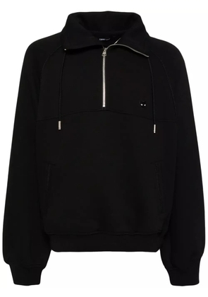 ZZERO BY SONGZIO assemblage half-zip sweatshirt - Black
