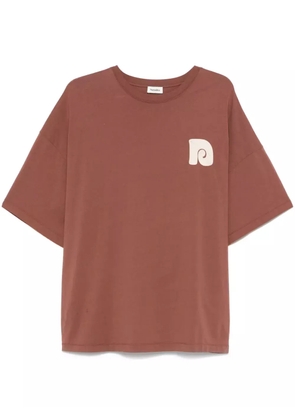 Nanushka rope-embroidery T-shirt - Brown
