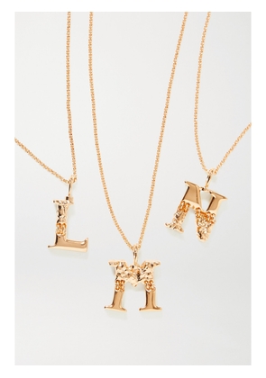 Chloé - Alphabet Gold-tone Necklace - A,B,C,D,E,F,G,H,I,J,K,L,M,N,O,P,Q,R,S,T,U,V,W,X,Y,Z