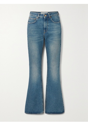 Golden Goose - Journey Distressed High-rise Flared Jeans - Blue - 24,25,26,27,28,29,30,31
